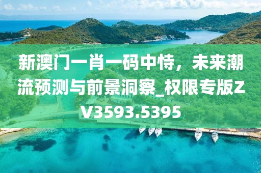 新澳门一肖一码中恃，未来潮流预测与前景洞察_权限专版ZV3593.5395