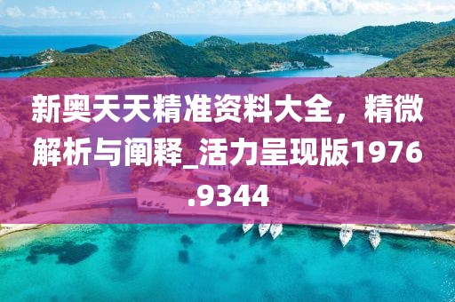 新奥天天精准资料大全，精微解析与阐释_活力呈现版1976.9344