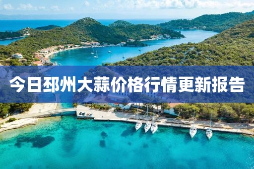 今日邳州大蒜价格行情更新报告