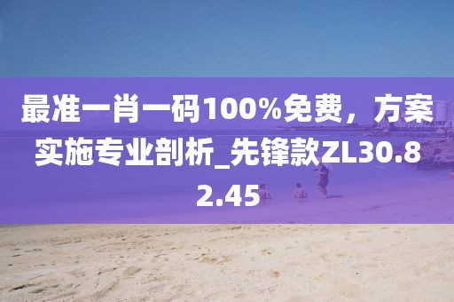 最准一肖一码100%免费，方案实施专业剖析_先锋款ZL30.82.45