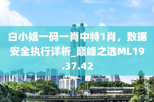 白小姐一码一肖中特1肖，数据安全执行详析_巅峰之选ML19.37.42