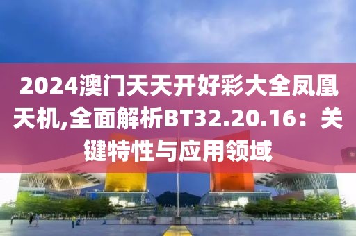 2024澳门天天开好彩大全凤凰天机,全面解析BT32.20.16：关键特性与应用领域