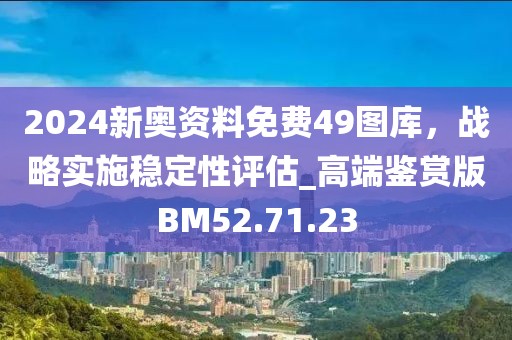 2024新奥资料免费49图库，战略实施稳定性评估_高端鉴赏版BM52.71.23