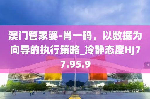 澳门管家婆-肖一码，以数据为向导的执行策略_冷静态度HJ77.95.9