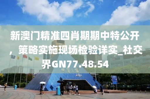 新澳门精准四肖期期中特公开，策略实施现场检验详实_社交界GN77.48.54