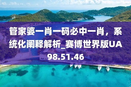 管家婆一肖一码必中一肖，系统化阐释解析_赛博世界版UA98.51.46