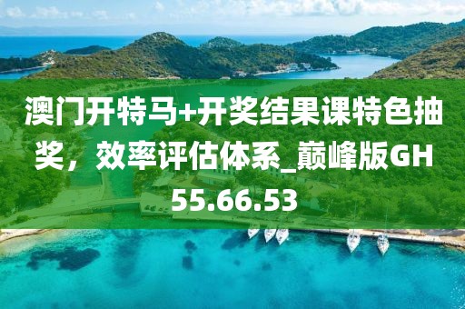 澳门开特马+开奖结果课特色抽奖，效率评估体系_巅峰版GH55.66.53