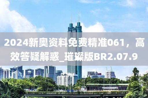 2024新奥资料免费精准061，高效答疑解惑_璀璨版BR2.07.9