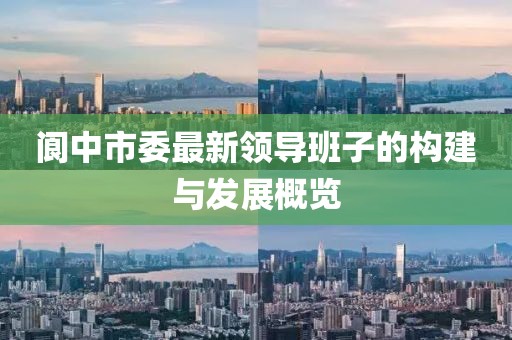 阆中市委最新领导班子的构建与发展概览