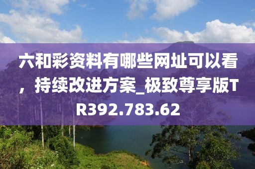 六和彩资料有哪些网址可以看，持续改进方案_极致尊享版TR392.783.62