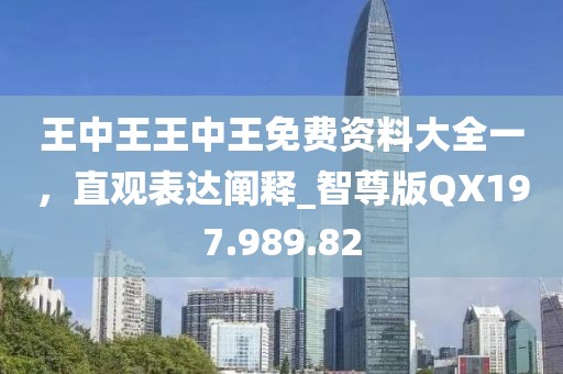 王中王王中王免费资料大全一，直观表达阐释_智尊版QX197.989.82