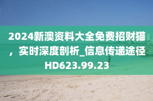 2024新澳资料大全免费招财猫，实时深度剖析_信息传递途径HD623.99.23