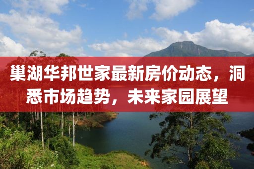 巢湖华邦世家最新房价动态，洞悉市场趋势，未来家园展望