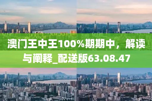 澳门王中王100%期期中，解读与阐释_配送版63.08.47