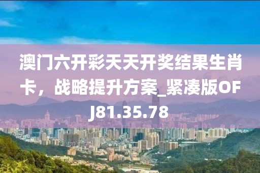 澳门六开彩天天开奖结果生肖卡，战略提升方案_紧凑版OFJ81.35.78