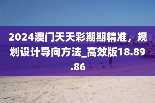 2024澳门天天彩期期精准，规划设计导向方法_高效版18.89.86