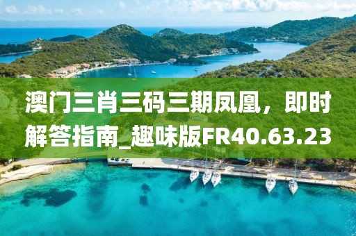 澳门三肖三码三期凤凰，即时解答指南_趣味版FR40.63.23