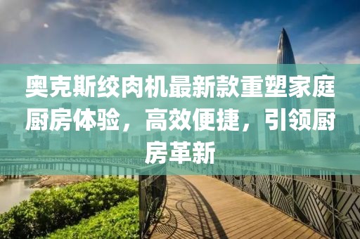 奥克斯绞肉机最新款重塑家庭厨房体验，高效便捷，引领厨房革新