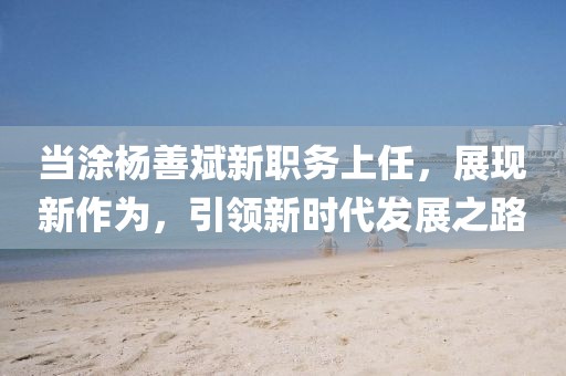 当涂杨善斌新职务上任，展现新作为，引领新时代发展之路