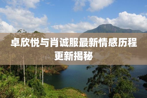 卓欣悦与肖诚服最新情感历程更新揭秘