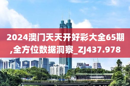 2024澳门天天开好彩大全65期,全方位数据洞察_ZJ437.978