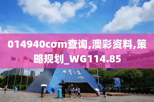 014940cσm查询,澳彩资料,策略规划_WG114.85