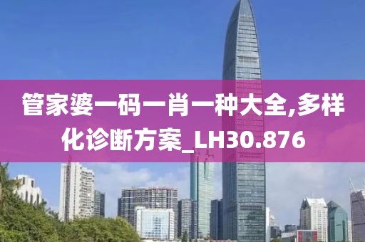 管家婆一码一肖一种大全,多样化诊断方案_LH30.876