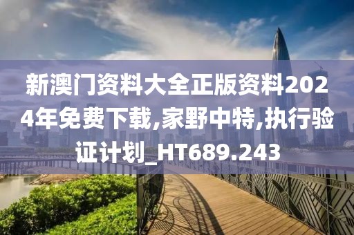 新澳门资料大全正版资料2024年免费下载,家野中特,执行验证计划_HT689.243
