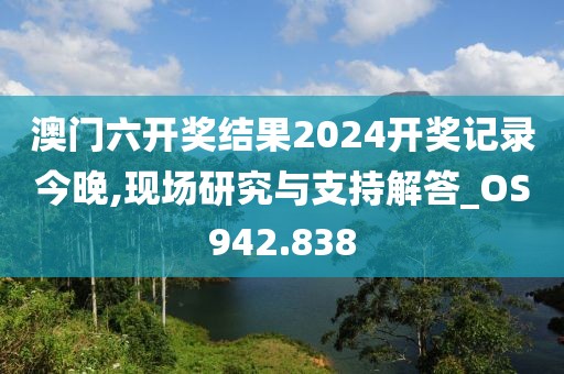 澳门六开奖结果2024开奖记录今晚,现场研究与支持解答_OS942.838