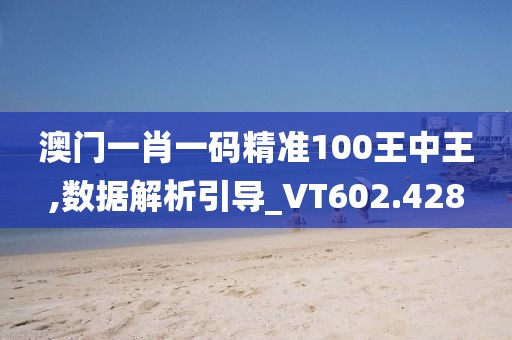 澳门一肖一码精准100王中王,数据解析引导_VT602.428