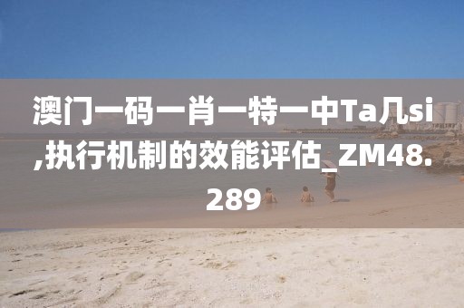 澳门一码一肖一特一中Ta几si,执行机制的效能评估_ZM48.289