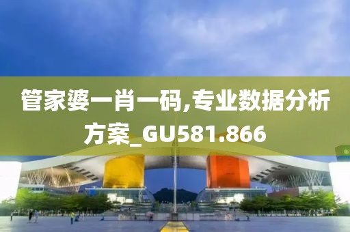 管家婆一肖一码,专业数据分析方案_GU581.866