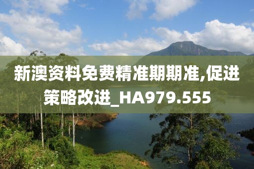 新澳资料免费精准期期准,促进策略改进_HA979.555