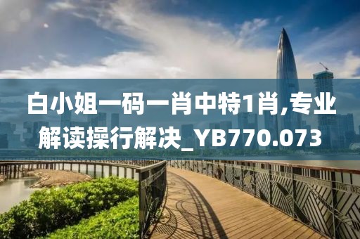 白小姐一码一肖中特1肖,专业解读操行解决_YB770.073