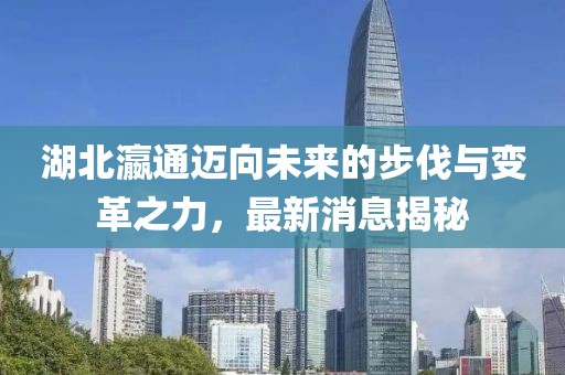 湖北瀛通迈向未来的步伐与变革之力，最新消息揭秘