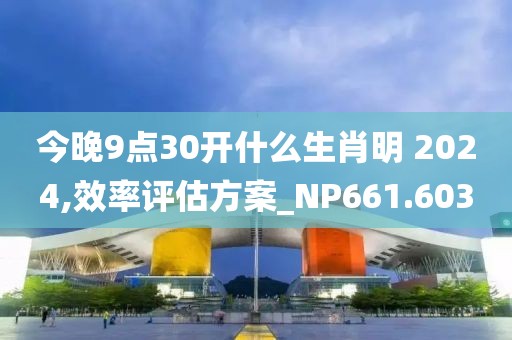 今晚9点30开什么生肖明 2024,效率评估方案_NP661.603