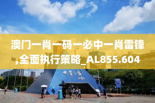 澳门一肖一码一必中一肖雷锋,全面执行策略_AL855.604