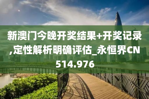 新澳门今晚开奖结果+开奖记录,定性解析明确评估_永恒界CN514.976