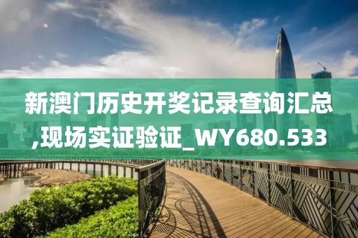 新澳门历史开奖记录查询汇总,现场实证验证_WY680.533