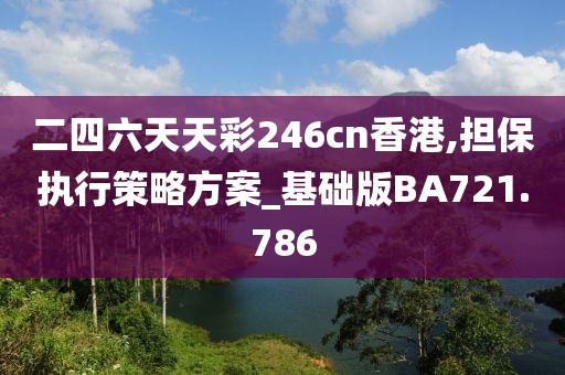 二四六天天彩246cn香港,担保执行策略方案_基础版BA721.786