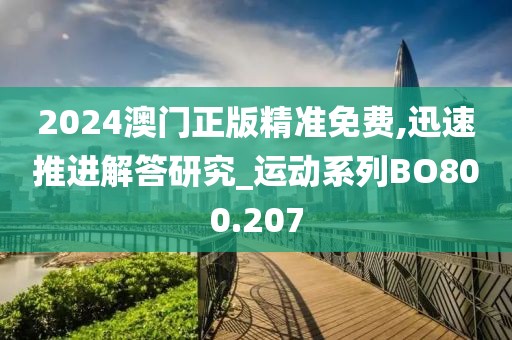 2024澳门正版精准免费,迅速推进解答研究_运动系列BO800.207
