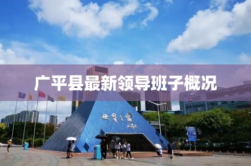 广平县最新领导班子概况