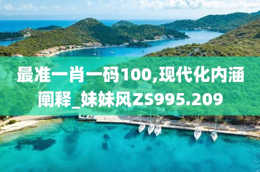 最准一肖一码100,现代化内涵阐释_妹妹风ZS995.209