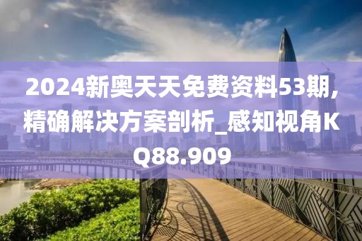 2024新奥天天免费资料53期,精确解决方案剖析_感知视角KQ88.909