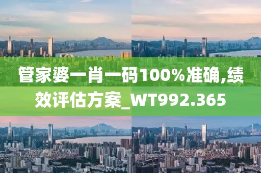 管家婆一肖一码100%准确,绩效评估方案_WT992.365