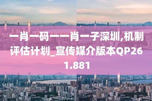 一肖一码一一肖一子深圳,机制评估计划_宣传媒介版本QP261.881