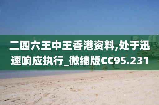 二四六王中王香港资料,处于迅速响应执行_微缩版CC95.231