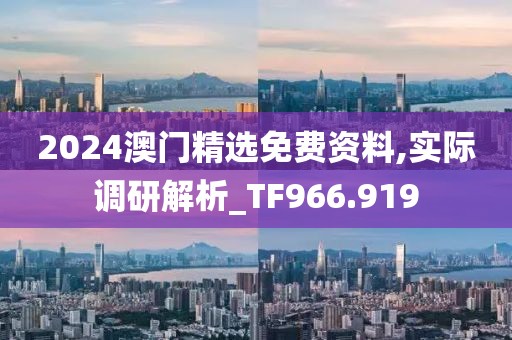 2024澳门精选免费资料,实际调研解析_TF966.919