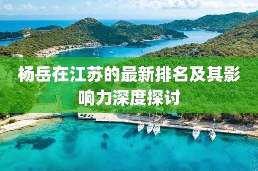 杨岳在江苏的最新排名及其影响力深度探讨