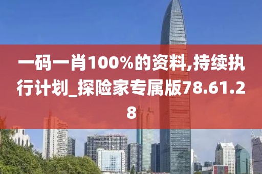 一码一肖100%的资料,持续执行计划_探险家专属版78.61.28